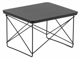 Vitra Occasional Table LTR - massief eiken donker gebeitst - zwart