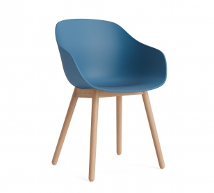 HAY About a Chair AAC 212 eetkamerstoel gelakt eiken Azure Blue 2.0