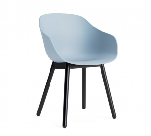 HAY About a Chair AAC 212 eetkamerstoel zwart gelakt eiken Slate Blue 2.0
