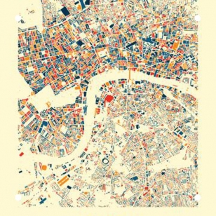 London Mosaic City Map