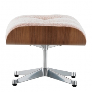 Vitra Eames Lounge Chair Ottoman Gestoffeerd - Nubia ivory/peach