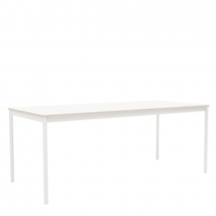 Muuto Base Table Laminaat met Multiplex Randen Wit 190 x 85 cm