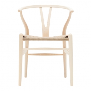 Carl Hansen Wishbone Chair Eiken Wit Geolied / Naturel