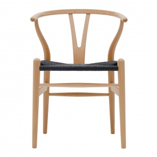 Carl Hansen Wishbone Chair Beuken Gelakt / Zwart