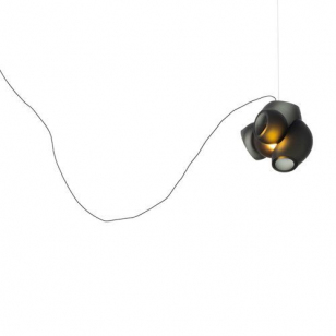Bocci 100.1 Semi-rigid Hanglamp - Grijs - 7 mm plafondkapje