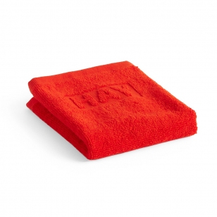 HAY Mono handdoek 30x30 cm Poppy red