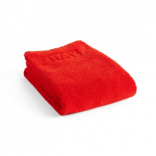 HAY Mono handdoek 50x90 cm Poppy red