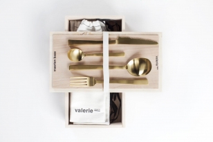 valerie_objects Bestek Geschenkbox 16-delig - messing