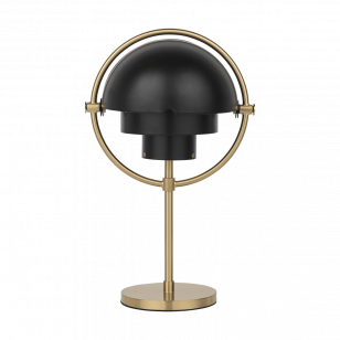 Gubi Multi-Lite draagbare lamp Black semi matt-brass