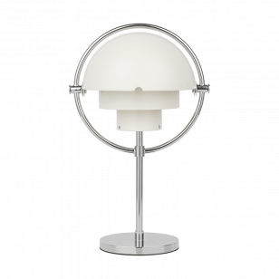 Gubi Multi-Lite draagbare lamp White semi matt-chrome