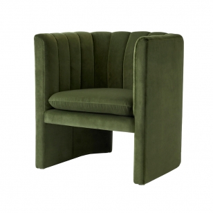 &Tradition Loafer SC23 fauteuil stof velvet pine