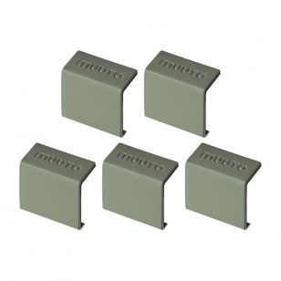 Muuto Mini stacked 2.0 clips - 5 pack groen