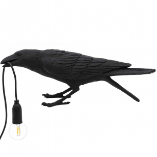 Seletti Bird Playing Tafellamp Buiten Zwart