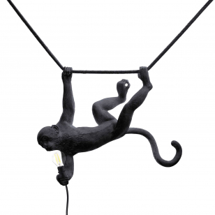 Seletti Monkey Swing Outdoor Hanglamp Zwart