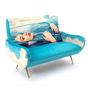 Seletti Toiletpaper Lounge Sofa 2-zits Sea Girl