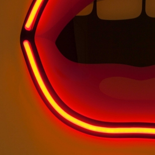 Seletti Blow Neon LED Wandlamp Mouth
