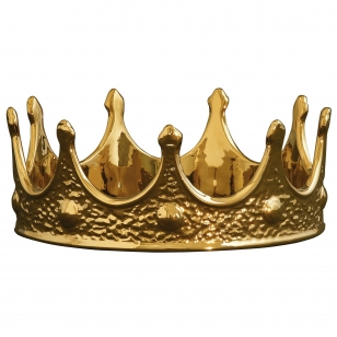 Seletti My Crown Gold Edition Woondecoratie