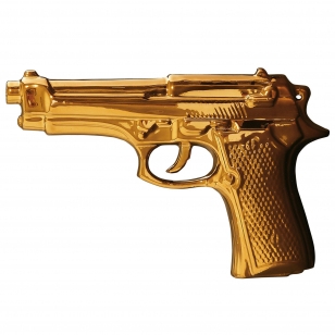 Seletti My Gun Gold Edition Woondecoratie