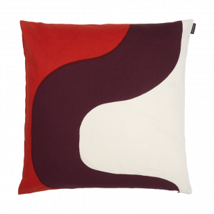 Marimekko Seireeni kussenhoes 50x50 cm Cotton-burgundy-red