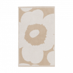 Marimekko Unikko gastenhanddoek 50x30 cm Beige-white