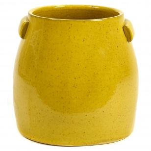 Serax Jars Pottery By Serax Bloempot Medium Yellow