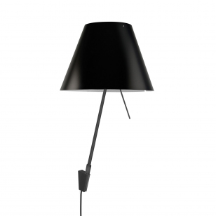 Luceplan Costanzina Wandlamp Zwart/zwart