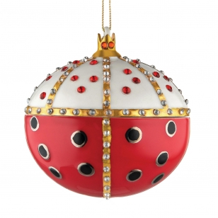 Alessi Re Coccinello Roodtbal Ornament