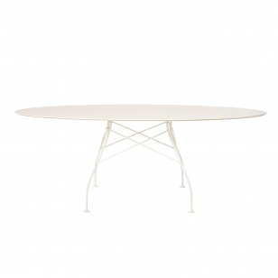 Kartell Glossy Outdoor Tuintafel 192x118 Wit