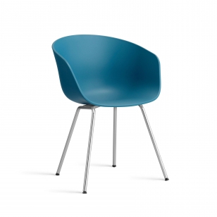 HAY About a Chair AAC 26 eetkamerstoel RVS Azure Blue 2.0