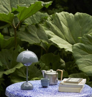 &Tradition Flowerpot draagbare lamp vp9, Stone Blue
