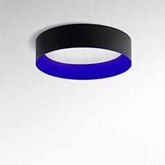Artemide Architectural - Plafondlamp Tagora Zwart / Blauw Aluminium