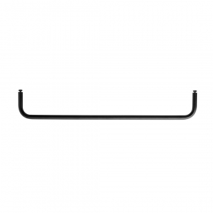 String Roede, Rod voor Metal Shelf 58 cm. Zwart