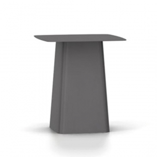 Vitra Metal Side Tables Outdoor Dimgrijs Medium
