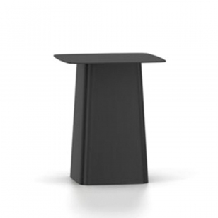 Vitra Metal Side Tables Outdoor Zwart Small
