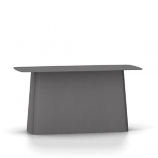 Vitra Metal Side Tables Outdoor Donkergrijs Large