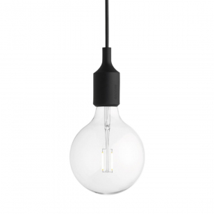 Muuto E27 Socket Hanglamp LED Zwart