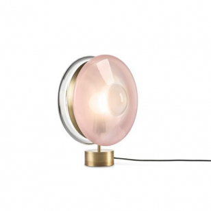 Bomma Orbital Tafellamp - Venus roze - Patina goud