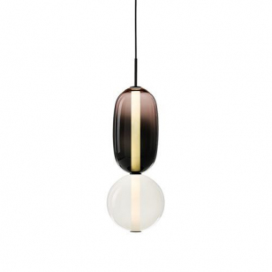 Bomma Pebbles Small Hanglamp - Configuratie 5 - Zwart & wit
