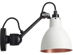 DCWéditions - Lampe Gras N°304 CA - Wandlamp - Black/White/Copper - Arm: 15 cm