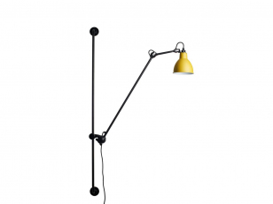 DCWéditions - Lampe Gras N°214 - Wandlampen - Black/Yellow - Arm: 73 x Bar: 11,8 x Rod: 20 cm