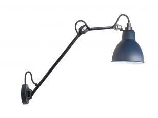 DCWéditions - Lampe Gras N° 122 - Wandlamp - BL-BLUE - Arm: 39,2 x Ø: 15,3 x D: 58,4 cm
