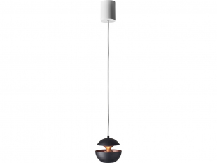 DCWéditions - Here Comes The Sun Mini - Pendant lamp - Zwart-Koper - 10 x 5,6 cm