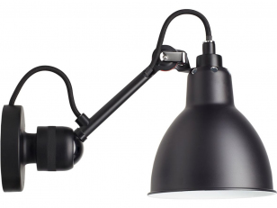 DCWéditions - Lampe Gras N°304 - Wandlamp - Black/Black - Arm: 15 cm