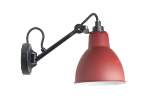 DCWéditions - Lampe Gras N° 104 - Wandlamp - BL-RED - Arm: 16,2 x Ø: 15,3 x D: 30,3 cm