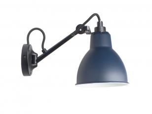 DCWéditions - Lampe Gras N° 104 - Wandlamp - BL-BLUE - Arm: 16,2 x Ø: 15,3 x D: 30,3 cm