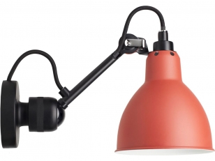 DCWéditions - Lampe Gras N°304 CA - Wandlamp - Black/Red - Arm: 15 cm