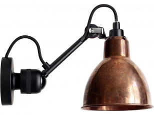 DCWéditions - Lampe Gras N°304 CA - Wandlamp - Black/Copper/Raw - Arm: 15 cm