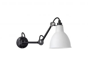 DCWéditions - Lampe Gras N°204 - Wandlamp - Black/Polycarbonate - Arm: 17 x Rod: 20 x Shade: Ø: 15,3 cm