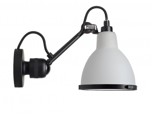 DCWéditions - Lampe Gras N°304 Bathroom - Wandlamp - Black/Polycarbonate - Arm: 15 cm