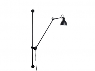 DCWéditions - Lampe Gras N°214 - Wandlampen - Black/Black - Arm: 73 x Bar: 11,8 x Rod: 20 cm